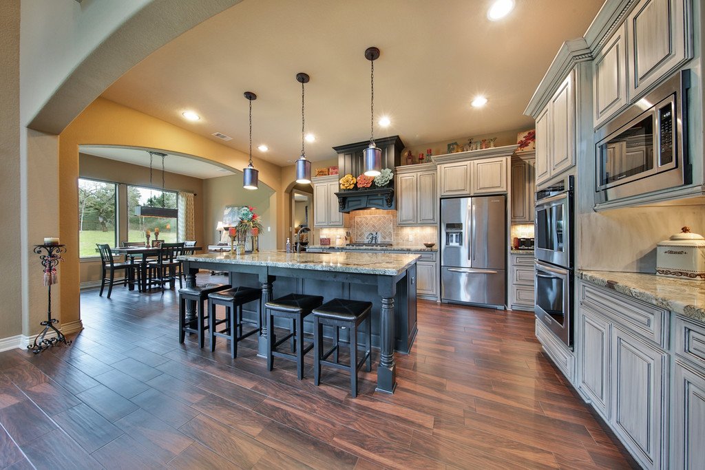 A finished custom home by Tyler Custom Homes